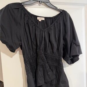 LOFT Elegant Black Blouse